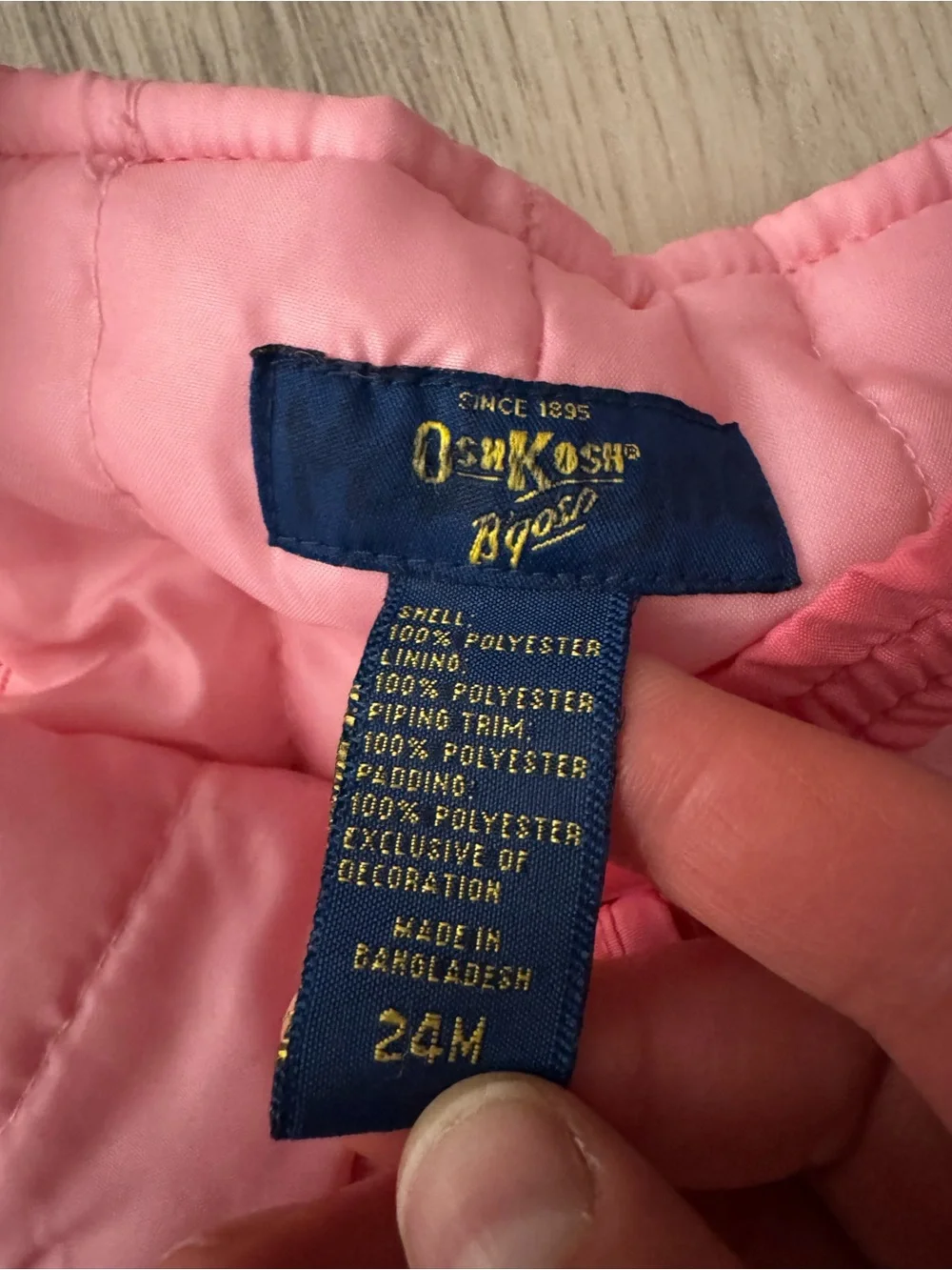 OshKosh Bgosh warm pink